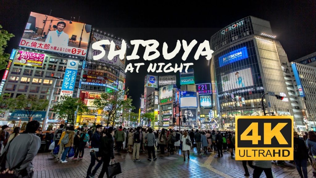 SHIBUYA at night & HACHIKO statue - Walking in Tokyo -【4K】