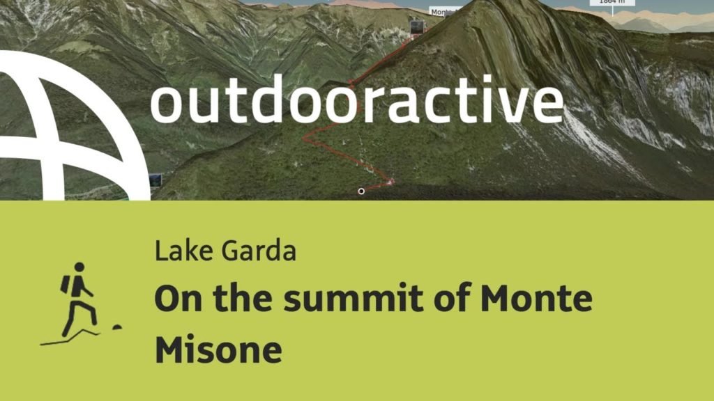 mountain hike at Lake Garda: On the summit of Monte Misone