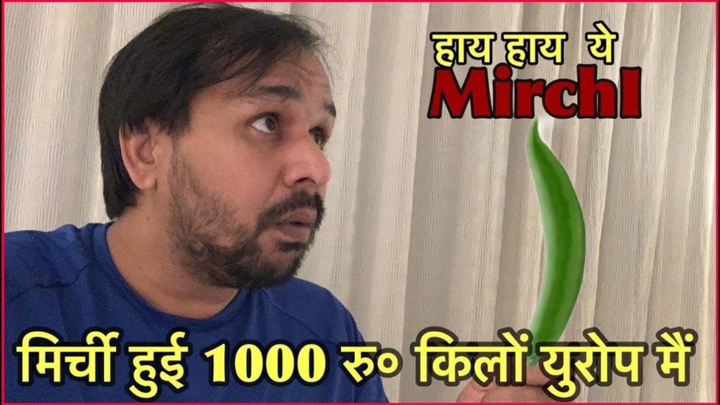यूरोप  मैं मिर्ची  हुए 1000 रु  किलो  Indian Grocery Prices in England , Cycle Baba Ep. 247