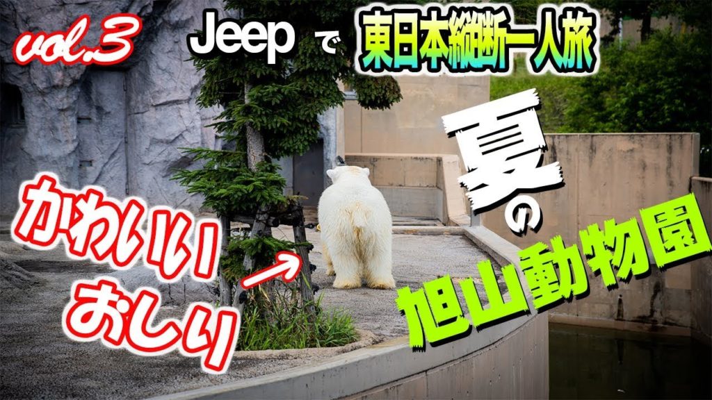 【vol.3】北海道といえば…旭山動物園でしょ!!【Jeepで東日本縦断一人旅2018】A Trip to HOKKAIDO 【vol.3】北海道といえば...旭山動物園でしょ!!【Jeepで東日本縦断一人旅2018】A Trip to HOKKAIDO