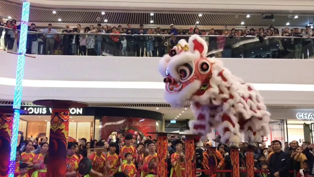 Chinese lion dance • Cantonese Opera costume •Cheongsam