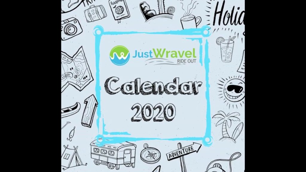 Travel Calendar 2020 JustWravel | WravelerForLife | Travel Community