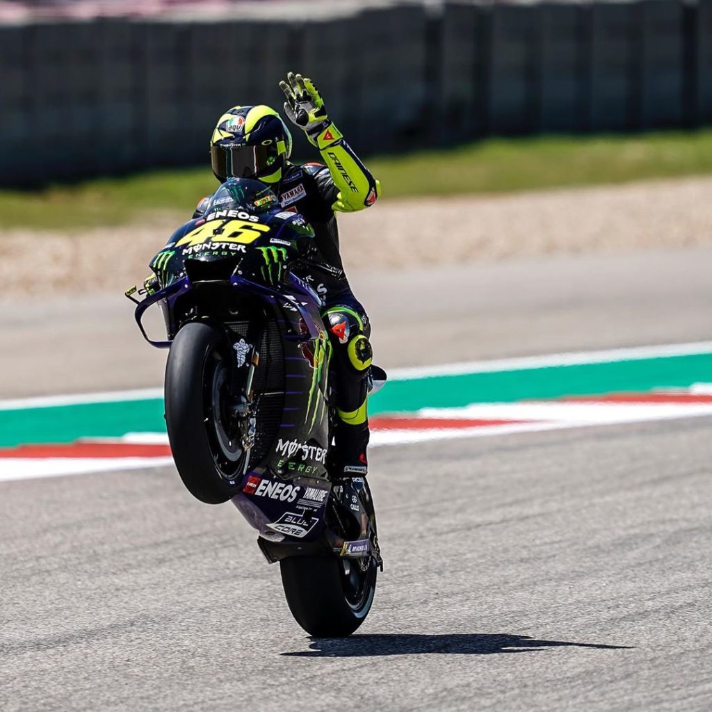 Happy #WheelieWednesday
.
@valeyellow46 says "Hello"  .
.
#MonsterYamaha | #Moto...