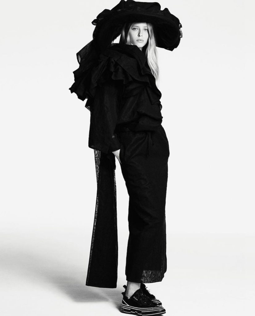 Yohji Yamamoto SS20 collection in the June issue of @voguejapan 
Photo by @luigi...