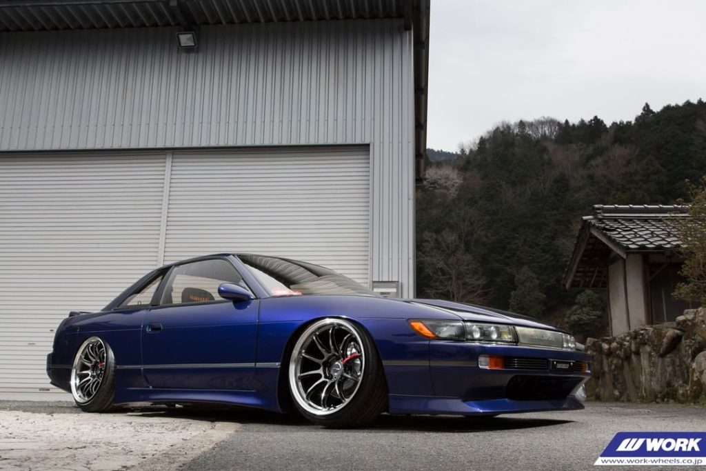 E PRIME @e.prime_daito Nissan Silvia on NEW WORK Emotion ZR10 #artofwheel #emoti...