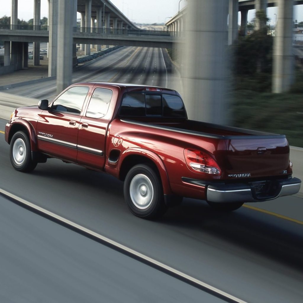 Strong enough for any haul. #TBT 2003 #Tundra...