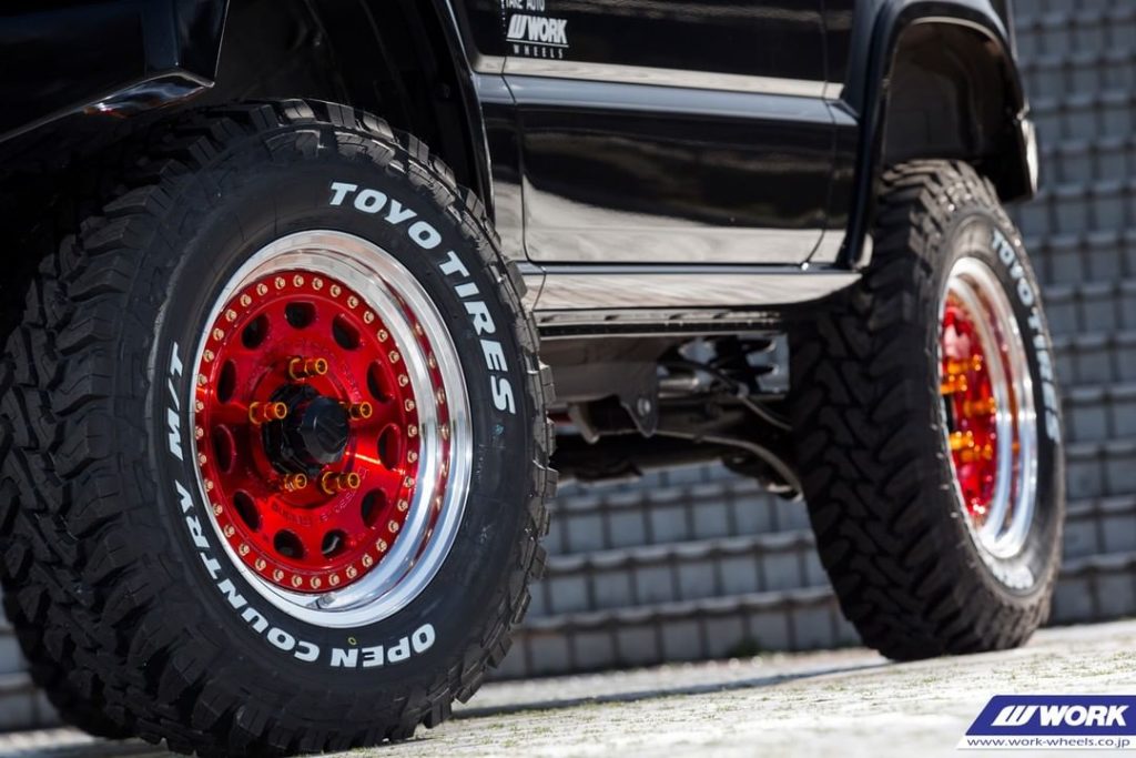 TAKE AUTO Suzuki Jimny on NEW WORK Crag Galvatre #artofwheel #craggalvatre @toyo...