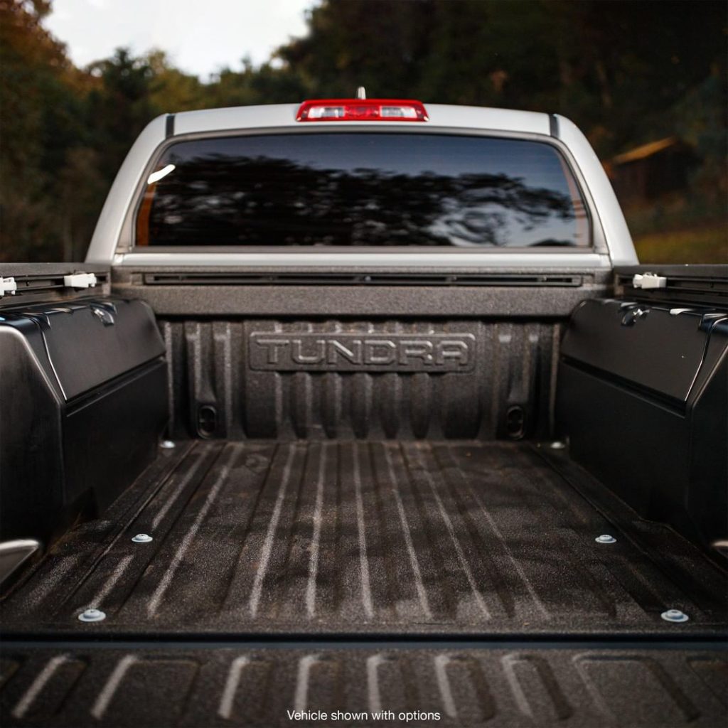 #Tundra Trail Special Edition features lockable bed storage on either side that ...