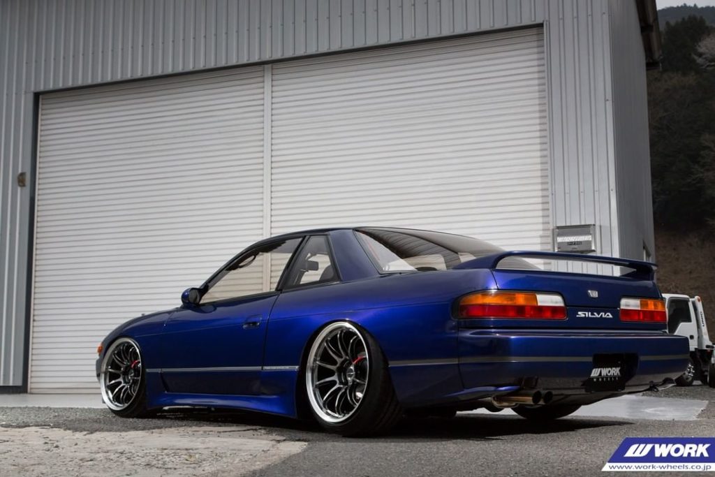 E PRIME @e.prime_daito Nissan Silvia on NEW WORK Emotion ZR10 #artofwheel #emoti...