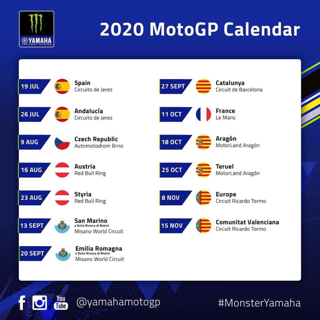 #MotoGPisBack 
.
For more info, see the  in our bio
.
.
#MonsterYamaha | #MotoGP...
