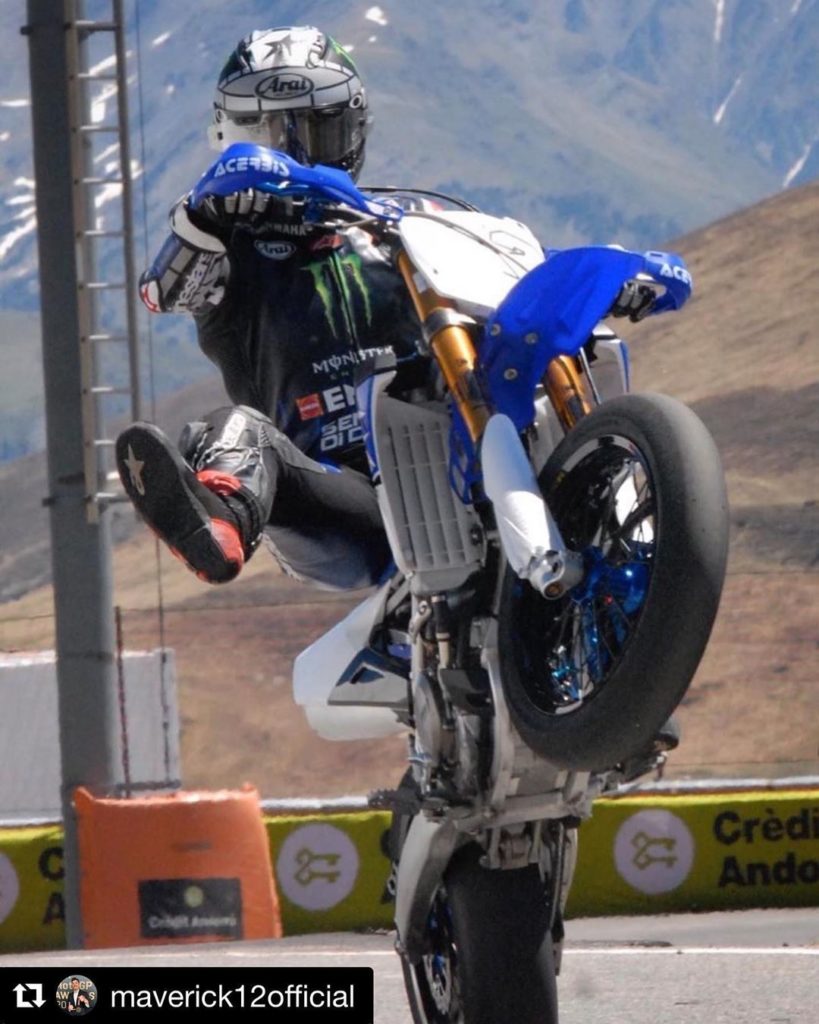 ‪We  training wheelies‬
.
‪#WheelieWednesday | #MonsterYamaha | #MotoGP | #StayS...