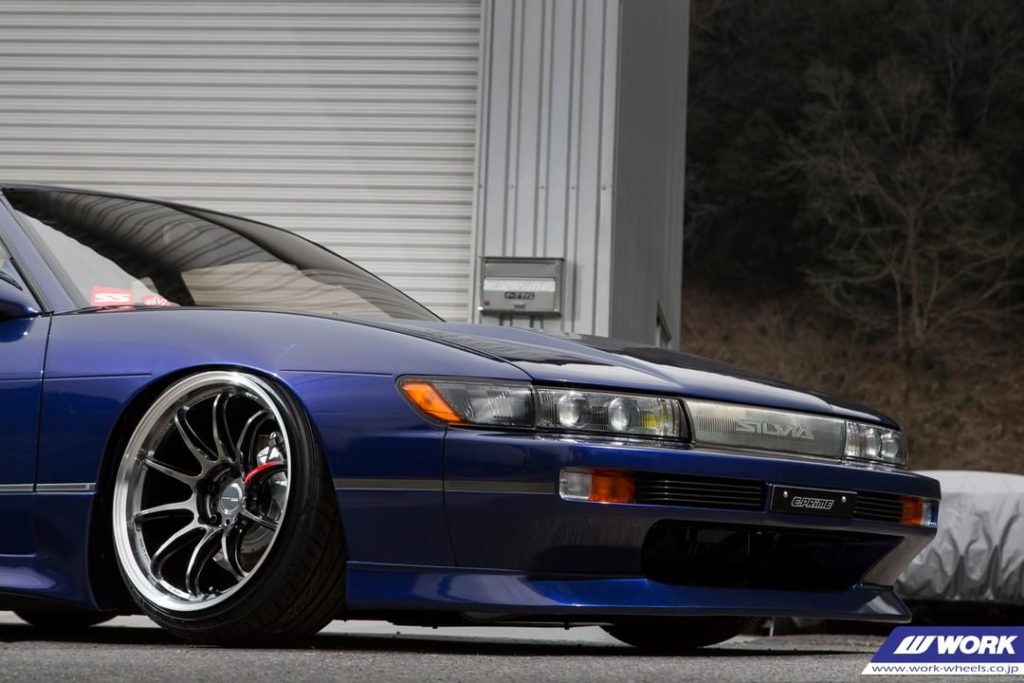 E PRIME @e.prime_daito Nissan Silvia on NEW WORK Emotion ZR10 #artofwheel #emoti...