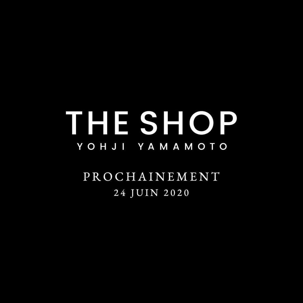 @theshopyohjiyamamoto French version will be online Wednesday June 24, 2020 
#Yo...