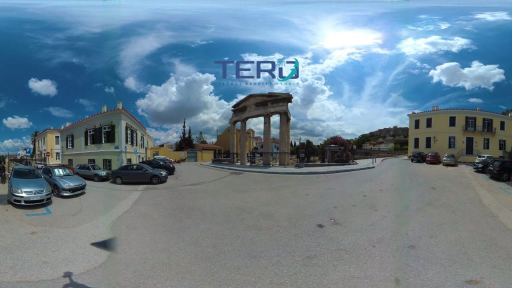 Athens, Greece, film #1. VR 360 video. WWG1WGA Q