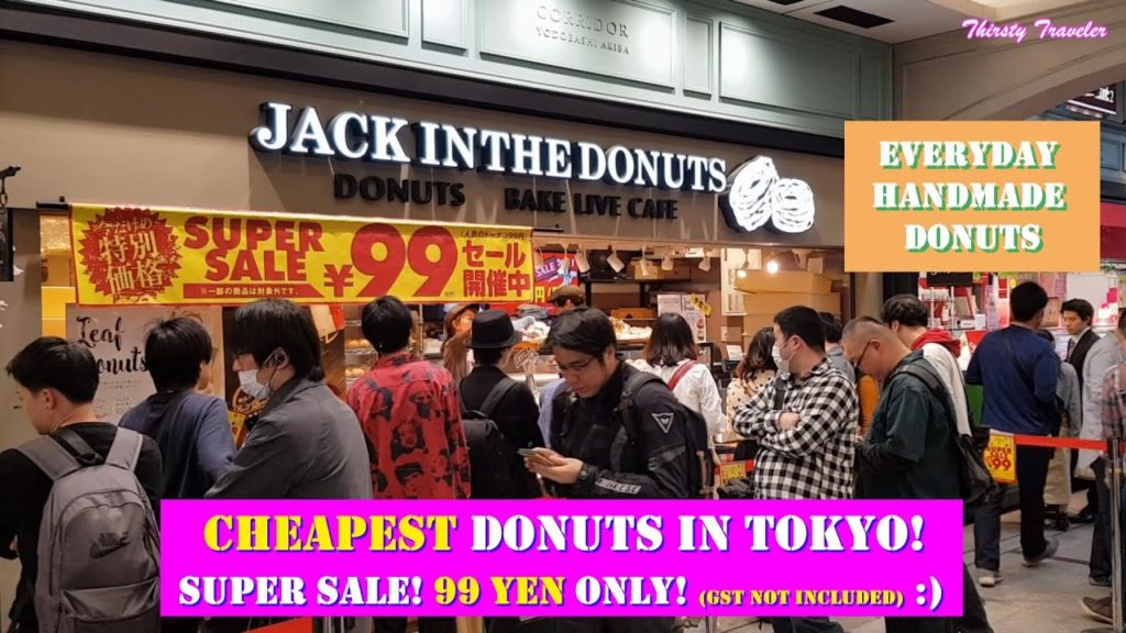 Jack in the Donuts 🍩 🥯💝 - Akihabara, Tokyo Japan (Everyday Handmade Donuts)