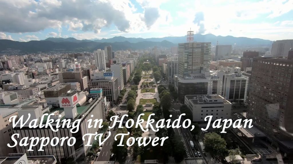 Walking in Hokkaido, Japan  Sapporo TV Tower. ORANGE ua