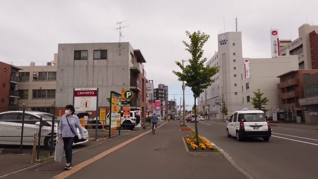 DJI Osmo Pocket 【新川駅～新琴似駅まで散歩】Walk around hokkaido japan