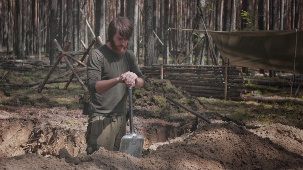 Siberian Bushcraft Camp (part 4) Dugout. Start of construction. Siberian Bushcraft Camp (part 4) Dugout. Start of construction.
