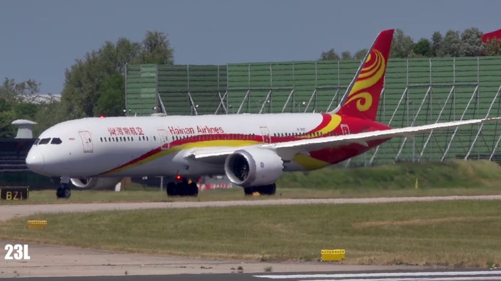 First Visit Hainan Airlines B-208T Boeing 787-9 Dreamliner HU702 Manchester To Chongqing 30/05/2020