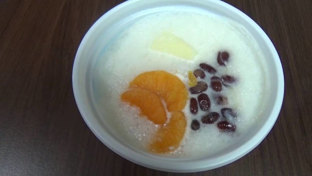 Shirokuma Ice Cream (Popular Food in Kagoshima, Japan)