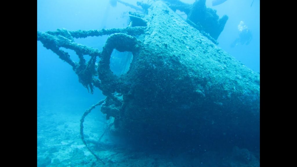 Diving U.S.S. Emmons Shipwreck Okinawa