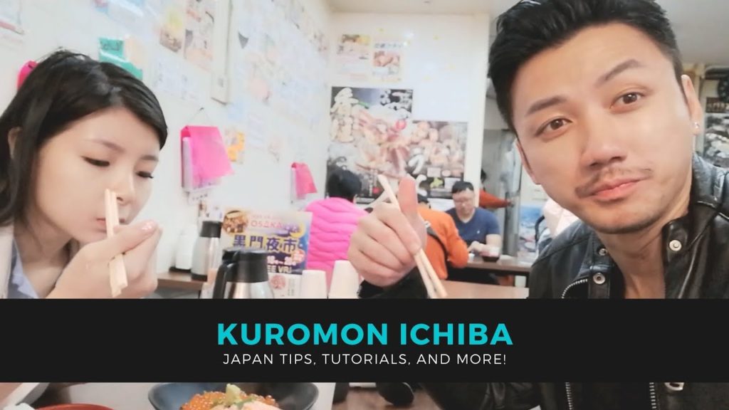 Japanese Tour in Osaka: Kuromon Market and AMAZING Seafood! #part 1