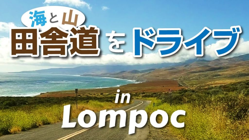 【ドライブ動画】ロンポックに行ってみた Lompoc, Ocean Beach Park, Jalama Beach【海】【山】【田舎町】【お花畑】【南カリフォルニア】