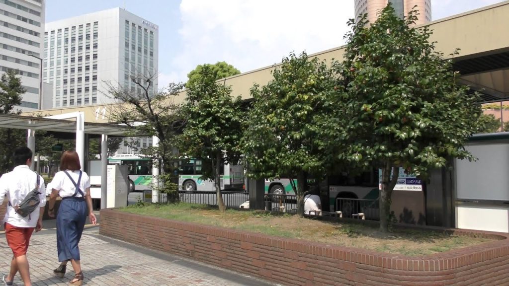 アキーラさん散策㉔静岡県・浜松市・市街地（浜松駅バスターミナル内）Hamamatsu-city in Japan