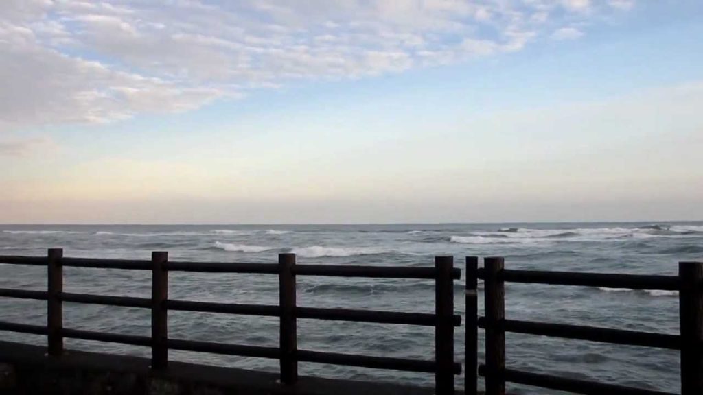Japanese coast guard shimizu and Omae saki light house, Shizuoka, Japan.