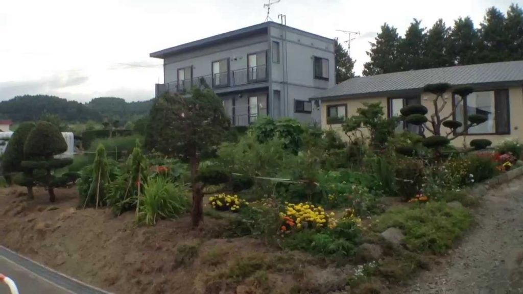 Street Garden View from my Bicycle in Japan