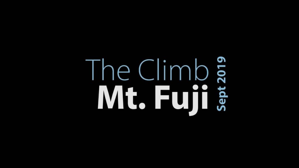Mt. Fuji - The Climb - 2019