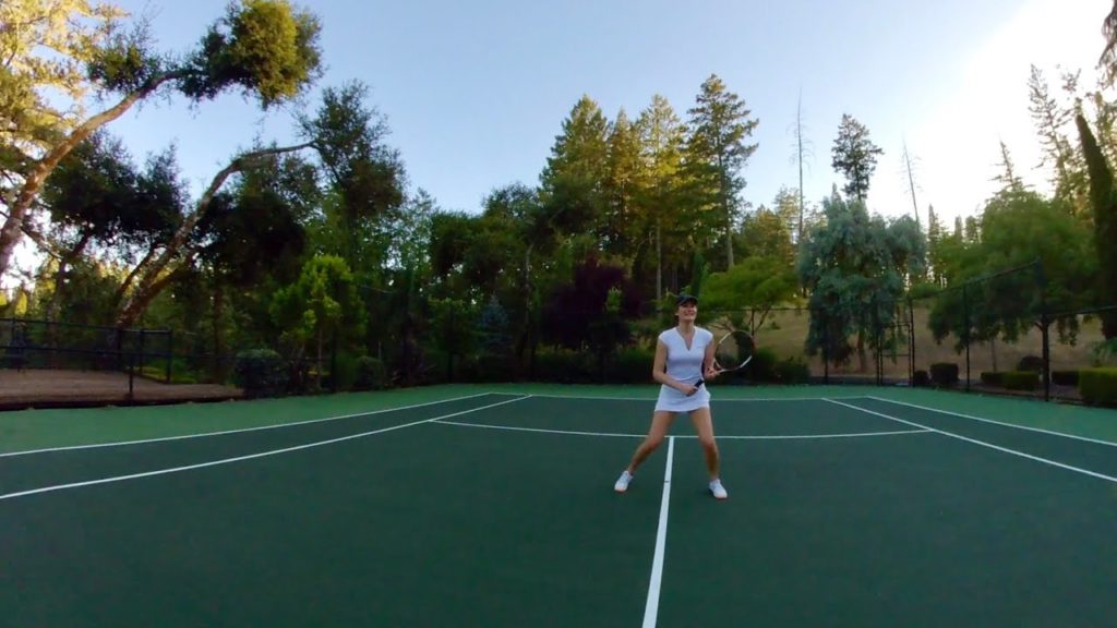 VR 360 VIDEO | Sunset Tennis in Beautiful Sebastopol