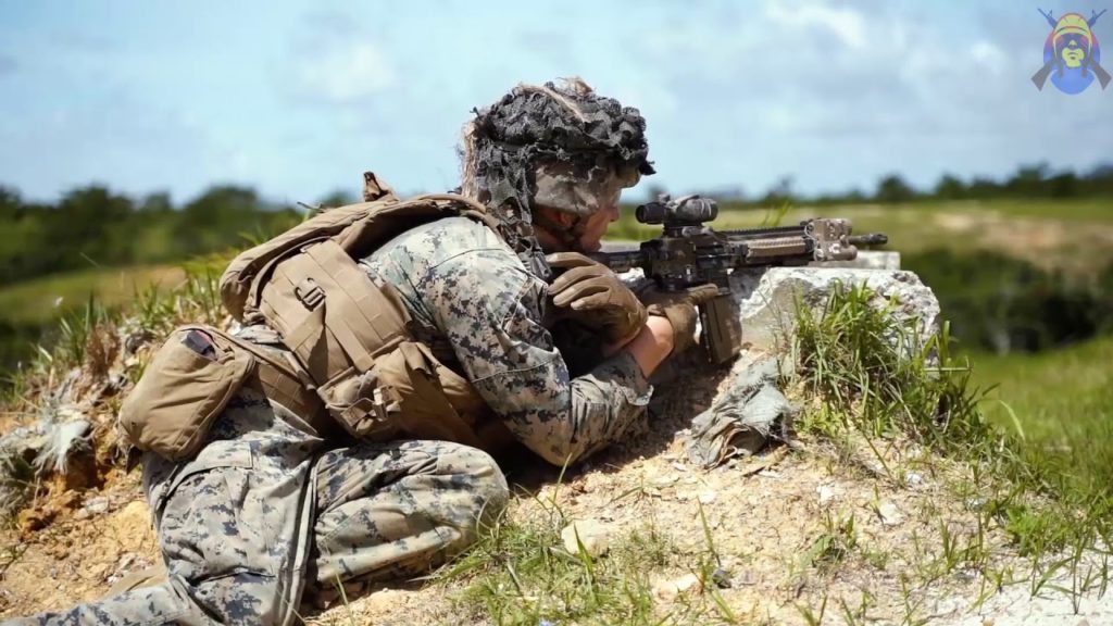 1st Battalion, 6th Marine Regiment conducts live-fire maneuver drills in Okinawa,CAMP SCHWAB, JAPAN