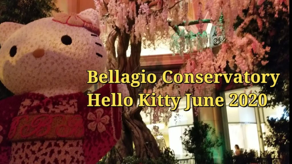 Bellagio Conservatory & Botanical Garden in Las Vegas Re-opening| Hello Kitty June 2020!