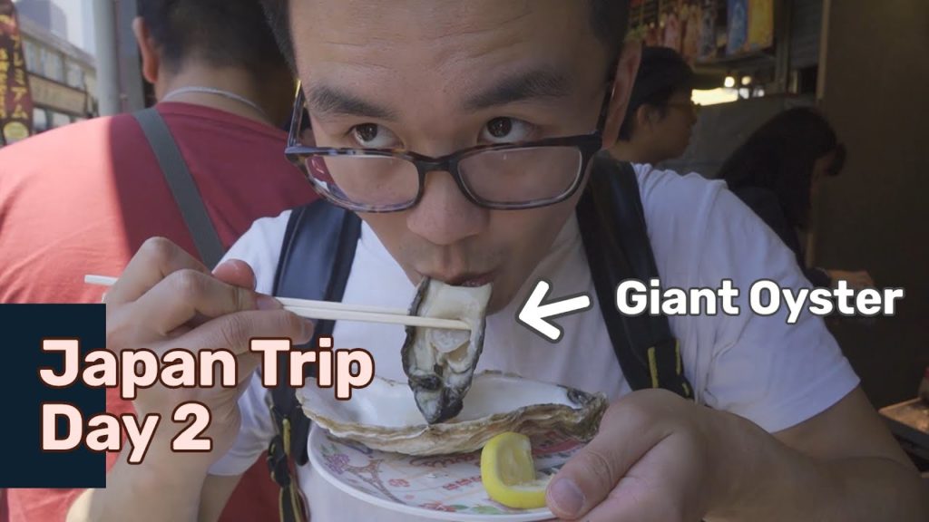 Eating Giant Oysters, Exploring Akihabara & Trying Ichiran Ramen! | JAPAN TRIP (Day 2)
