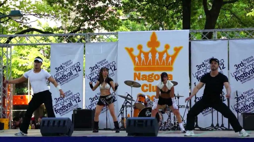 Sexy Brazilian on LatinoAmerica festival Nagoya tv tower