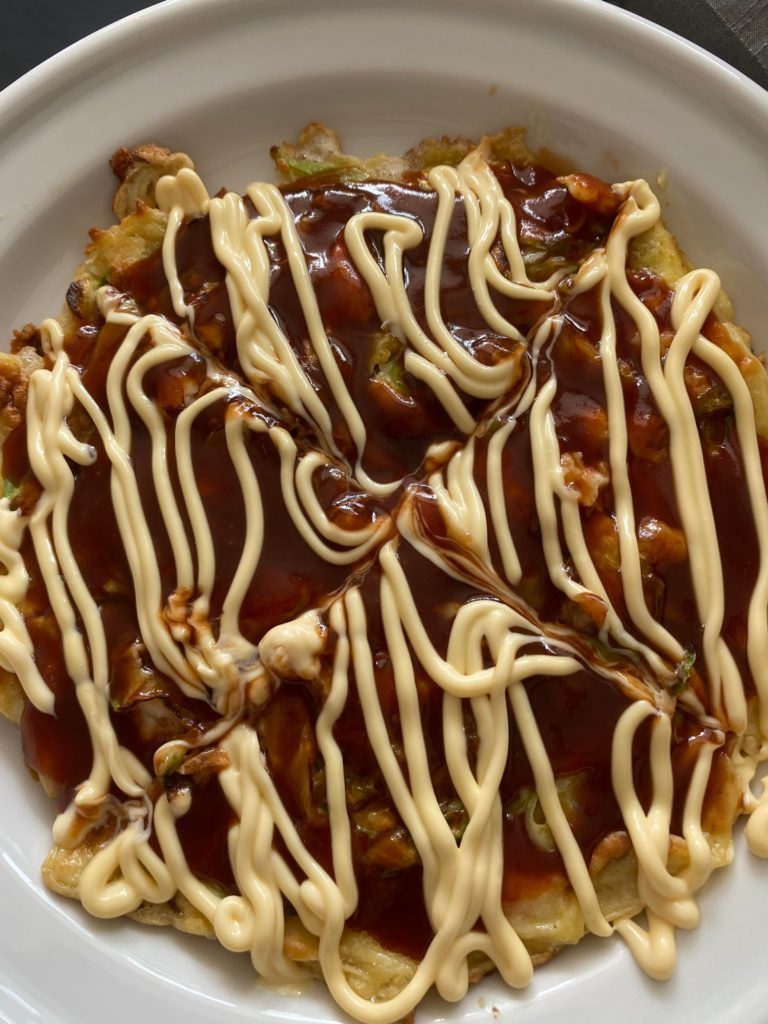 My first homemade okonomiyaki 🙌🏻
