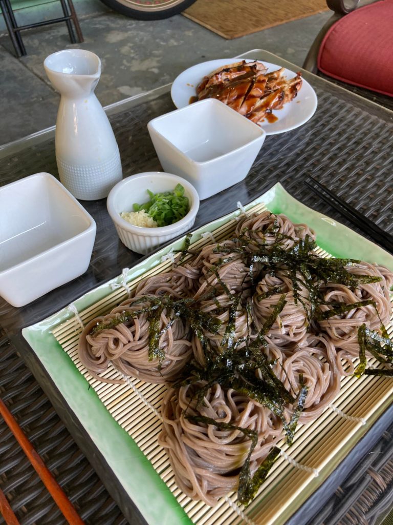 Finally got warm enough here to try making Zaru Soba for the first time!