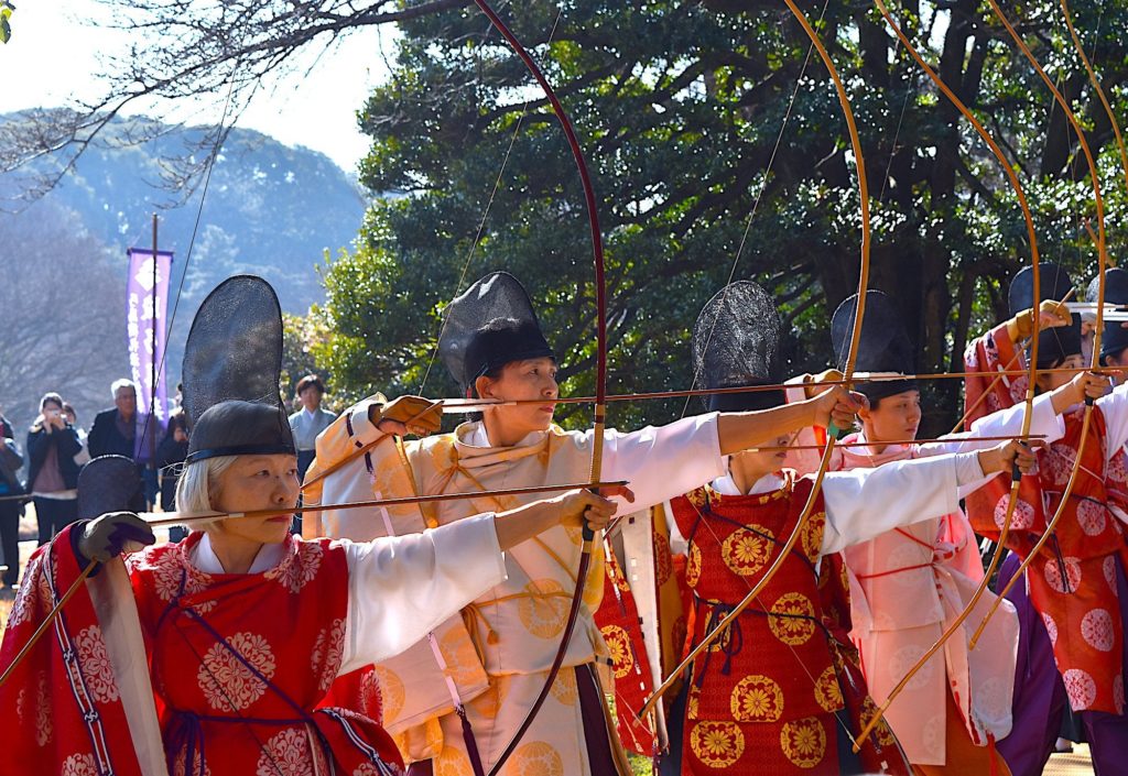 Momote Shiki - Archery Ritual for New Adults at Meiji Shrine