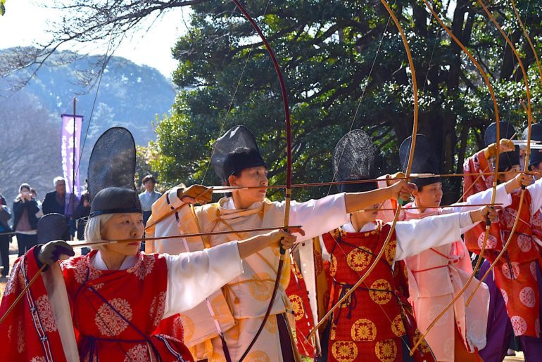 Momote Shiki - Archery Ritual for New Adults at Meiji Shrine