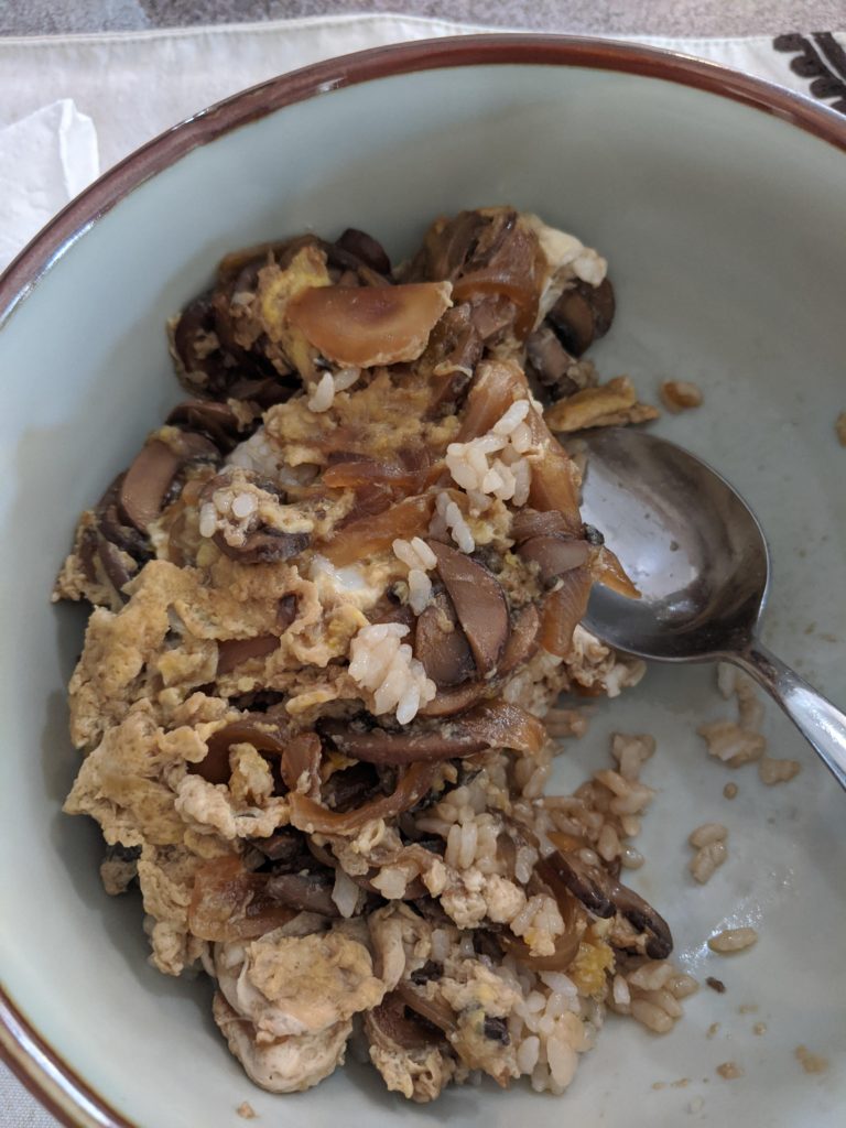 Vegetarian 親子丼.