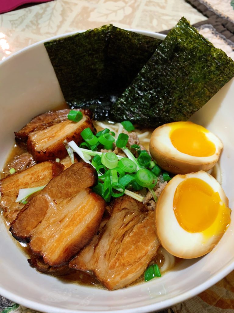 Miso Ramen w/Chashu and Ramen Eggs