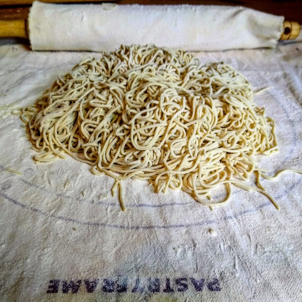 I made yakisoba noodles from scratch