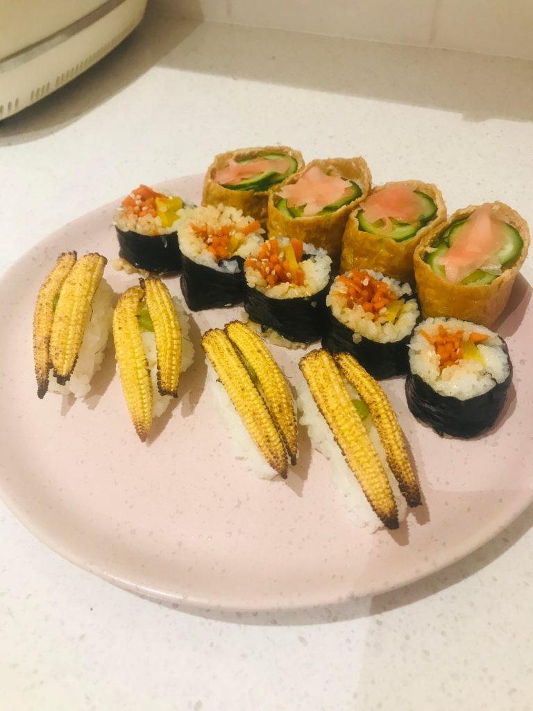 Tonight’s sushi