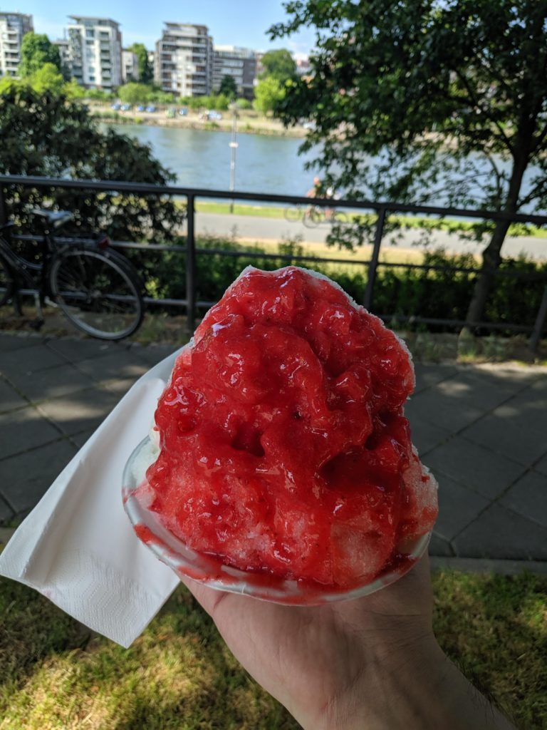 Perfect weather for Kakigori