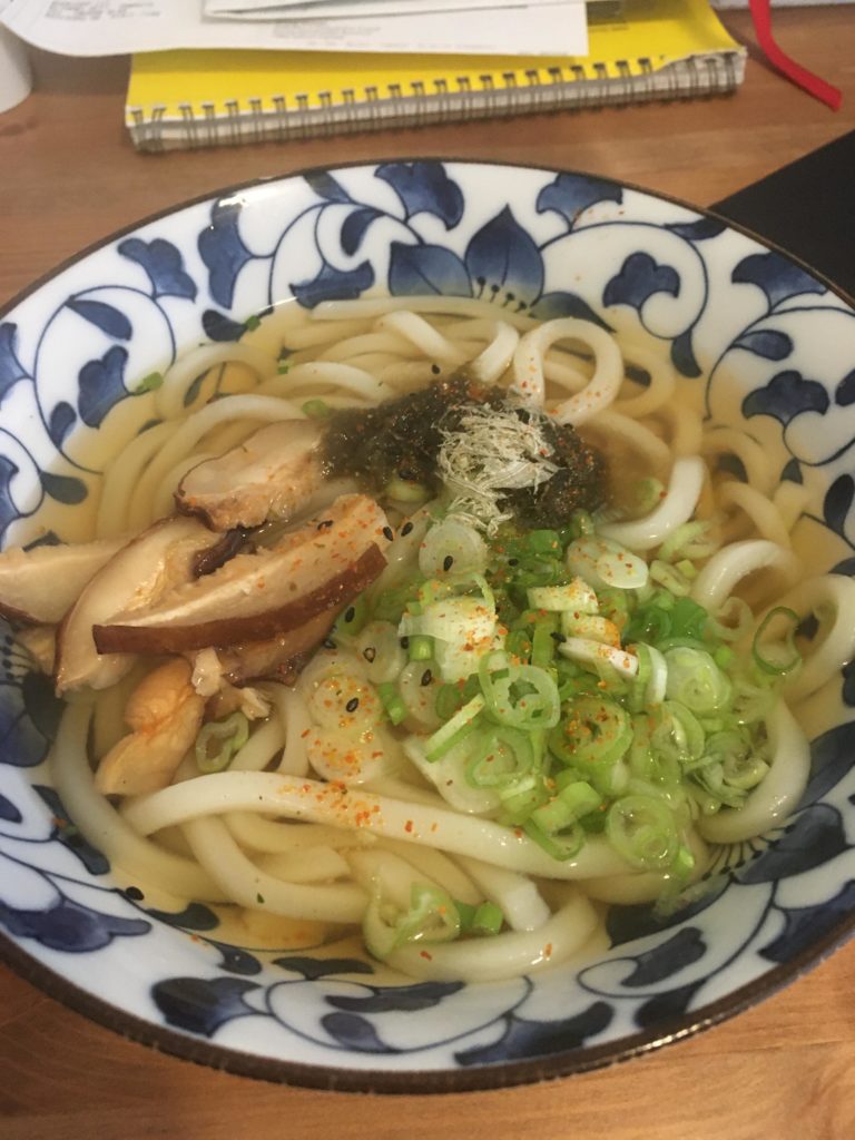 Udon noodle soup