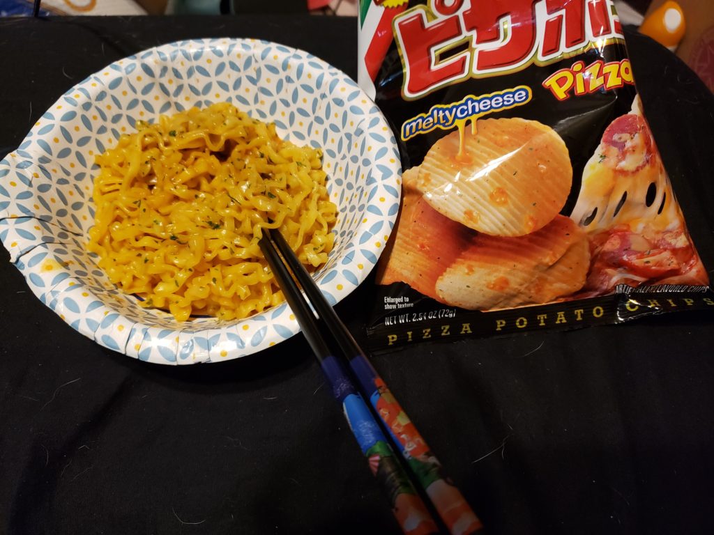 New favorite chip and Hot Chicken Carbo Ramen