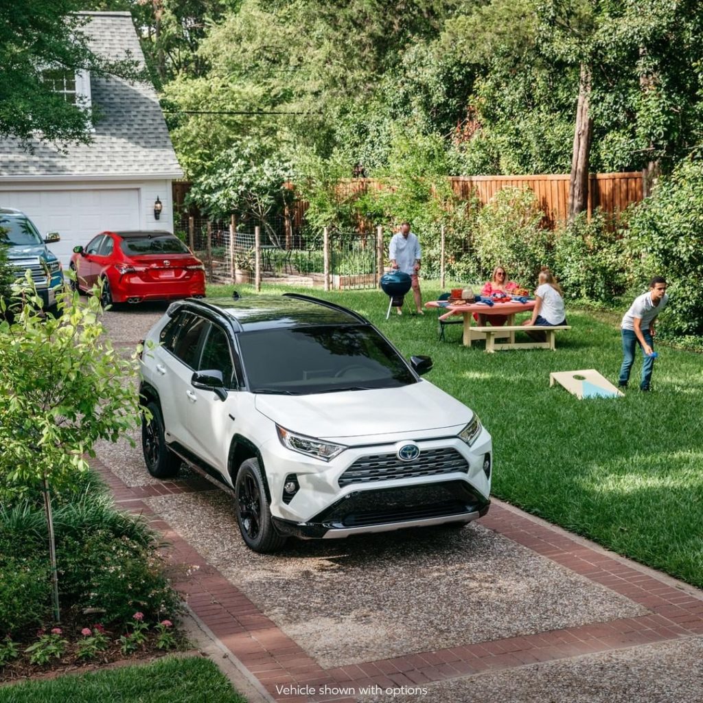 Bold and bright in all the right ways. #RAV4 #Hybrid #LetsGoPlaces...
