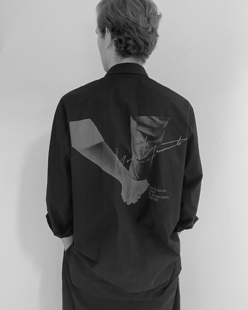 Yohji Yamamoto pour Homme SS20 cotton shirt.  Available at Yohji Yamamoto Londo...