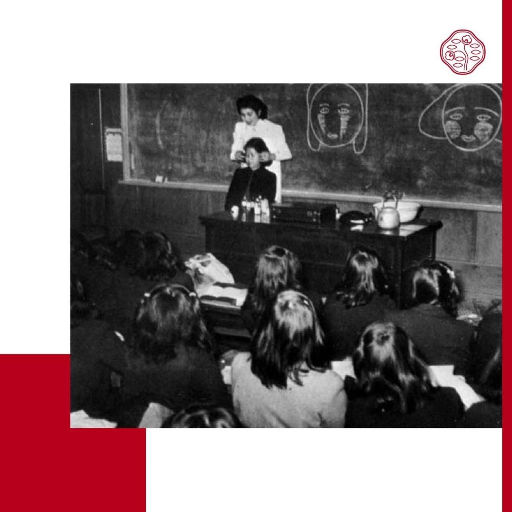 1949. @shiseido initiated a “Special Beauty Course” for high school students and...
